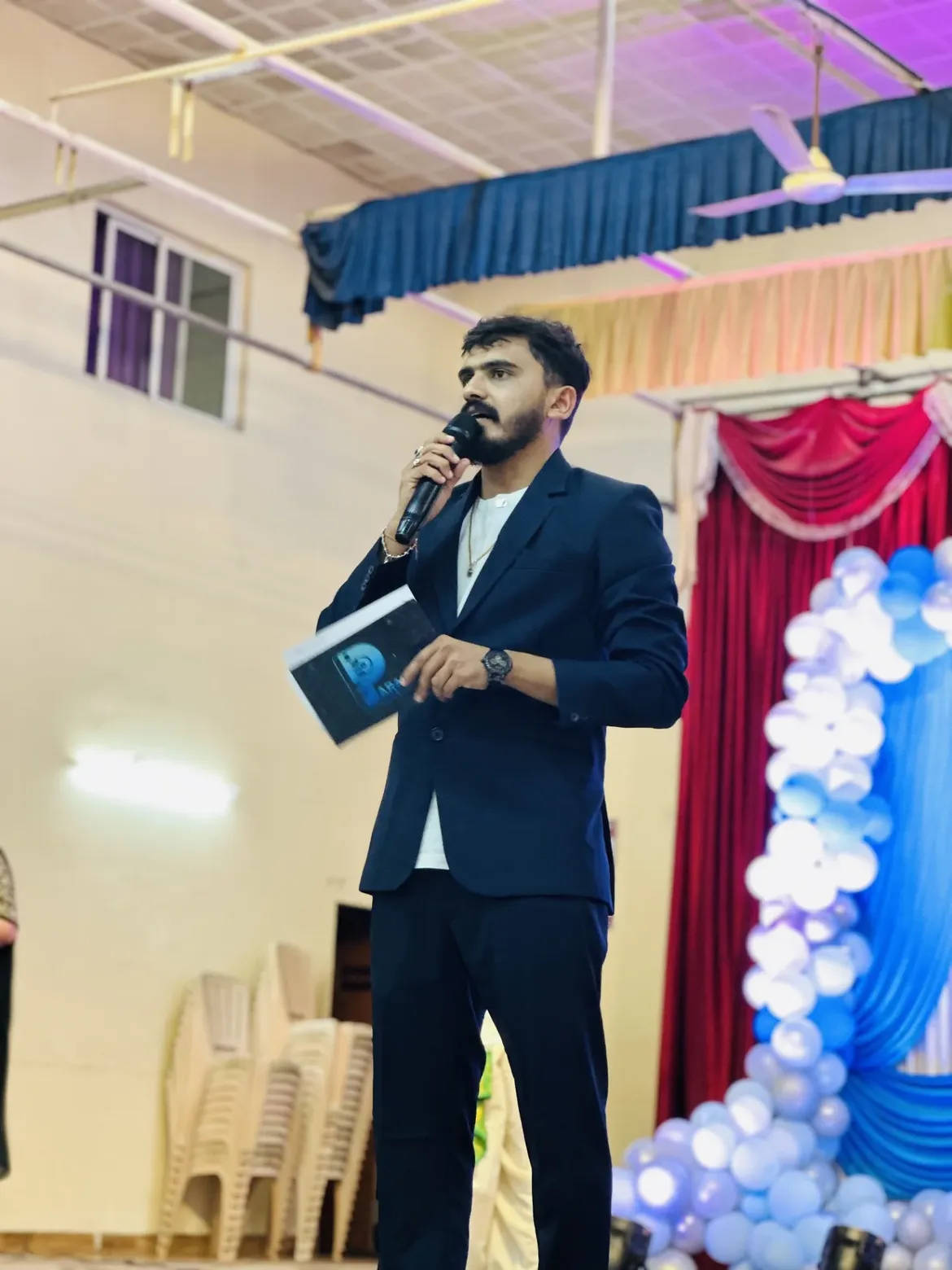 Param Bharadwaj hosting a themed celebration